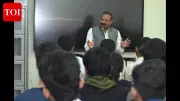 Bihar Minister Ashok Choudhary Teaches Political Science Class Amid Fanfare