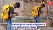 Chandigarh Viral Video: Intoxicated Delivery Worker Sparks Online Debate