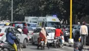 Congress Protest Near PGI Triggers Major Traffic Gridlock, Commuters Suffer
