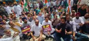Congress Protests Indo-US Trade Deal and LPG Shortage in Amritsar