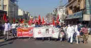 CPI-ML Protests US-Israel Strike, Burns Effigies in Nawanshahr