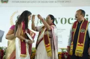 Delhi CM Rekha Gupta Champions Women-Led Development at University Convocation