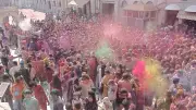 Devotees Celebrate Holi with Traditional Fervor at Shri Durgiana Temple in Amritsar