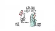 DH Cartoon: Poll Campaigns Emerge as PM's Toughest Rival in Opinion Piece