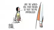 DH Toon: A Satirical Call to Save Our Planet from Climate Crisis