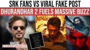Fake SRK Post Sparks Online Debate Amid Dhurandhar 2's Box Office Dominance