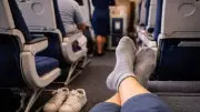 Flight Attendants Reveal Why Wearing Socks on Planes is Crucial for Health