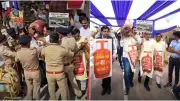 Gujarat Congress MLAs Protest with LPG Cylinders in Assembly Amid Government Assurances