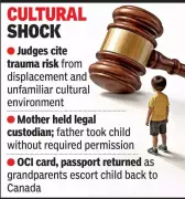 Gujarat HC Orders Father to Return Son to Mother in Canada, Citing Unlawful Custody