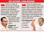 Haryana Congress Summons Five MLAs for Cross-Voting Hearing on April 3
