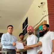 Haryana Farmers Stage Symbolic Protest in Pehowa Over Alleged Paddy Scam