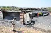 Heroic Passenger Saves Lives in Andhra Pradesh Bus Fire Tragedy