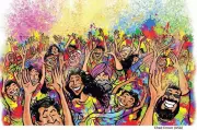 Hubballi's Holi Market Buzzes with Colors, Drums, and Festive Shopping Trends