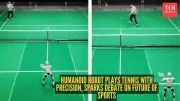 Humanoid Robot Plays Tennis in Viral Video, Sparks Future of Sports Debate