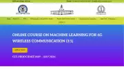 IISc Launches Online Machine Learning Course for 6G Wireless Communication