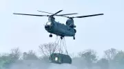 Indian Army & Air Force Deploy Pontoon Bridge via Chinook in Joint Exercise