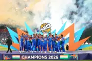 India's T20 World Cup Triumph: Blue Wave Engulfs Ahmedabad Stadium