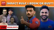 IPL's Impact Player Rule: A Game Changer or Threat to All-Rounders?