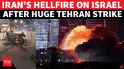 Iran Fires 12 Missiles at Israel, Oil Refinery in Flames Amid Panic