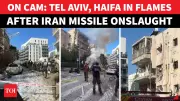 Iran Launches Massive Missile Barrage on Israeli Cities Tel Aviv and Haifa