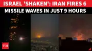 Iran Launches Sixth Missile Barrage on Israel Within Hours; IDF Scrambles