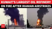 Iranian Drone Attack Obliterates Kuwait's Largest Oil Refinery, Sparking Massive Fireball