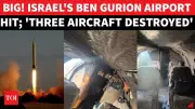 Iranian Missiles Strike Ben Gurion Airport, Damaging Israeli Aircraft in Major Escalation