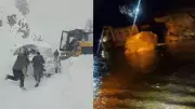 Jammu & Kashmir: Landslide Kills Worker, Snow Strands 235; Rescue Ops in Kishtwar