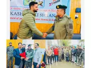 J&K's Auqib Nabi Dar Honored by Baramulla Cricket Forum for Ranji Trophy Heroics