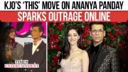 Karan Johar's Viral Gesture With Ananya Panday Sparks Intense Online Debate