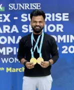 Krishna Nagar Dominates National Para Badminton, Wins Two Gold Medals in Hyderabad