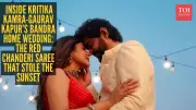 Kritika Kamra & Gaurav Kapur's Intimate Home Wedding: Red Chanderi Saree & Sunset Vows