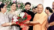 Kuldeep Yadav's Grand Lucknow Reception Hosts Cricketers, Politicians