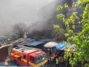 Major Fire at Bhubaneswar Market Complex Destroys Shops, Damages ATM