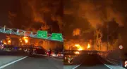 Massive Blaze Erupts in Tehran After Alleged Israeli Strikes on Oil Depot