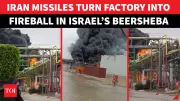 Massive Explosion Rocks Beersheba Chemical Plant After Iranian Missile Strike