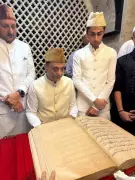 Mumbai's Mahim Dargah Unveils 600-Year-Old Hand-Calligraphed Quran in Annual Ziyarat