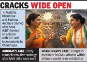 MVA Alliance Rift Widens in Chandrapur as Congress MP and Shiv Sena Leader Clash