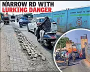 Nagpur Metro Construction Creates Major Traffic Bottleneck on Hingna Road