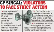 Nagpur Police Remove 1,098 Unauthorized Loudspeakers in Noise Crackdown