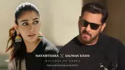 Nayanthara Joins Salman Khan in Vamshi Paidipally's Action Drama SVC63