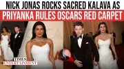 Nick Jonas' Red Kalava Thread Steals Spotlight at Oscars with Priyanka Chopra