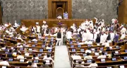 Opposition Stalls Parliament, Demands Debate on West Asia Over Birla Trust Vote
