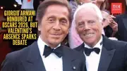 Oscars 2026 In Memoriam Honors Giorgio Armani, Sparks Debate Over Valentino Omission