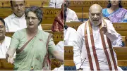 Priyanka Gandhi Challenges Lok Sabha Chair Over Silence on Amit Shah's Alleged Abusive Exchange