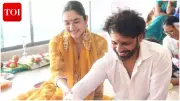 Rahul Vaidya and Disha Parmar Celebrate Gudi Padwa with Grih Pravesh Puja at New Home