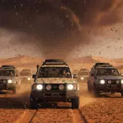 Rally Drivers Plough Through Biblical Locust Swarms in Sahara Desert Nightmare