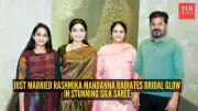 Rashmika Mandanna's Post-Wedding Glow Shines in Timeless Kanjeevaram Saree
