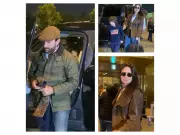 Saif Ali Khan and Kareena Kapoor Khan's Stylish Airport Look with Kids