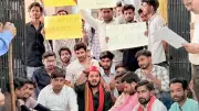 Samajwadi Chhatra Sabha Stages Protest at Rohilkhand University Over Recruitment Irregularities